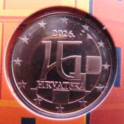 CHORWACJA  2026 5 CENTÓW UNC !!!!!!!!!!