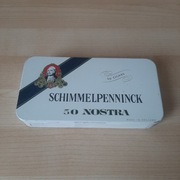 Kolekcjonerskie pudełko po cygaretkach Schimmelpenninck Nostra lata 60-70 