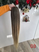 Kucyk doczepiany Prosty 90cm. Kolor: szatynka. Włos termiczny