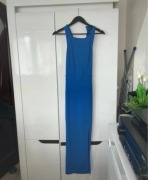 Kobaltowa sukienka maxi – efektowna i kobieca | S/36