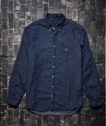 GANT KOSZULA JEANSOWA MĘSKA Z DŁUGIM RĘKAWEM THE INDIGO SHIRT DŻINS PREMIUM