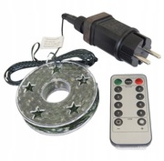 LAMPKI CHOINKOWE Świąteczne 500 LED Ciepłe Białe 50m Drucik Szpula USB