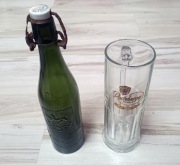 Butelka Radeberger 1941 zestaw z kuflem