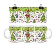 Kubek z nadrukiem GRINCH święta prezent gwiazdka mikołaj 330ml