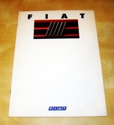 Prospekt Fiat Panda, Uno, Tipo, Tempra, Croma 1991 j.polski!