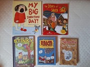 5 książek po angielsku Stinky,Wimp kid, Killer Koalas..,