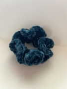 Scrunchie frotka zielona