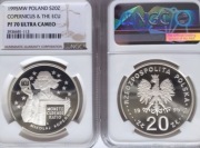20 ZŁ MIKOŁAJ KOPERNIK 1995 NGC PF70 ! MAX IDEAŁ