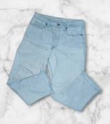 Jasnoniebieskie spodnie dżinsowe z szerokimi nogawkami rozmiar 40