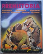 Album Prehistoria Dinozaury Euroflash Figurine kompletny