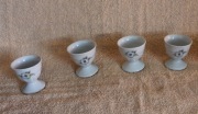 Podstawki pod jajka porcelanowe 4 szt