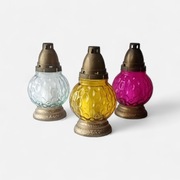 Znicz kula kolorowa - 21cm 