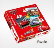 3szt Puzzle Trefl Cars Auta Zygzak McQueen