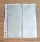 Lindner (K6) - Strona/karta na duże monety o średnicy 60mm (6x 65x75mm)