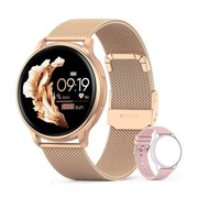 MEVADEN Inteligentny złoty zegarek Bluetooth Smartwatch Dla Androida IOS