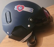 Kask narciarski WEDZE M 56-59 cm - z szybką 