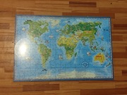 Puzzle edukacyjne 260el MAPA ŚWIATA 