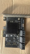 Karta adapter do komputera PC PCIe 1X na 6x SATA 3.0 Serial ATA do 6Gb/s