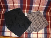 Bokserki męskie Tom & Rose cienkie czarne rozmiar M bawełna 100%