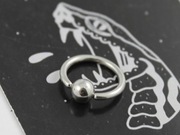 VENOM kolczyk kółko kulka TYTAN 1,6/11/5 VS31