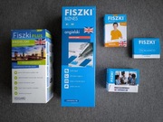 Fiszki - nauka języka angielskiego, A1, B1, B2 - 4 opakowania 