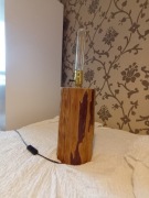 Lampa drewniana nocna 