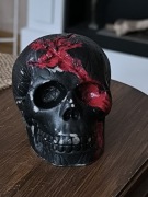 Czaszka ozdobna gipsowa Gothic 