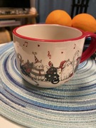 Śliczny świąteczny kubek w kotki