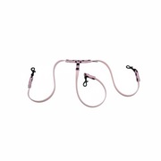 Trójnik do smyczy HEXA 3x 40cm 10mm - karabińczyk BABY - mini psy