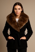 Płaszcz futro naturalne Lis 