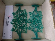 Płaskie drzewa na dioramę. Akcesoria. Żołnierzyki. 54 mm. Skala 1/32