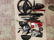 lusterka boczne i lampy