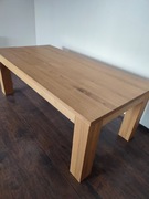 Stół dębowy lite drewno 212 x 103
