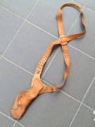 Kabura skórzana na szelkach