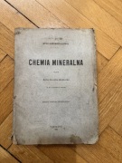 Chemia mineralna 1899 Z Joteyko-Rudnicka Warszawa kurs samokształcenia