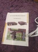 2xkonwerter światłowodowy marki Hereta, model Fiber Mini Converter 