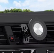 Magnetyczny uchwyt samochodowy na telefon | Do kratki nawiewu | 360°