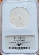 10 zł. 35lecie Solidarność Walcz.  2017r Gcn pr 70