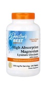 Doctor's Best Magnez Chelat Magnezu 100mg 240 tabletek