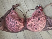 biustonosz lor 80H czekoladowy z różem