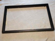 Rama, Ramka, Obraz, Fotografia, Lustro, Aluminium Czarny 65x42 cm