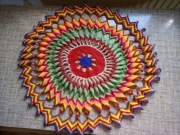 Makatka makama haftowana serweta duża wielobarwna kolorowa