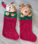 Skarpety świąteczne na prezenty na kominek