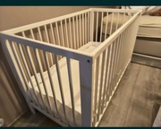 Łóżeczko Gulliver, materac dla dziecka Skonast