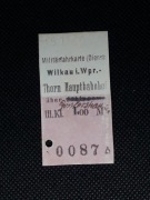 Magnes Bilet Wilkau i. Wpr. (Wilkowo Kwidzyńskie) - Thorn Hbf.