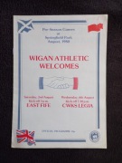 WIGAN ATHLETIC - LEGIA WARSZAWA 6-08-1980