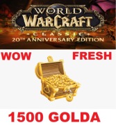 WOW SPINESHATTER GOLD 1500 GOLDA ZŁOTA ZŁOTO FRESH EDYCJA WORLD OF WARCRAFT