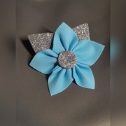 Spinka do włosów - niebieski kwiatek