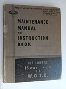 Ford W.O.T.2 15 CWT 4X2 - instrukcja napraw 1945r. oryginał