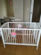 Łózeczko drewniane 